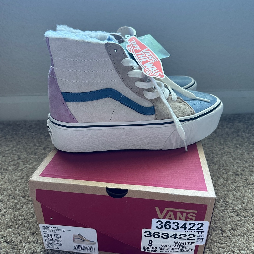 Vans Women's Sneakers - Blue, Tan, White